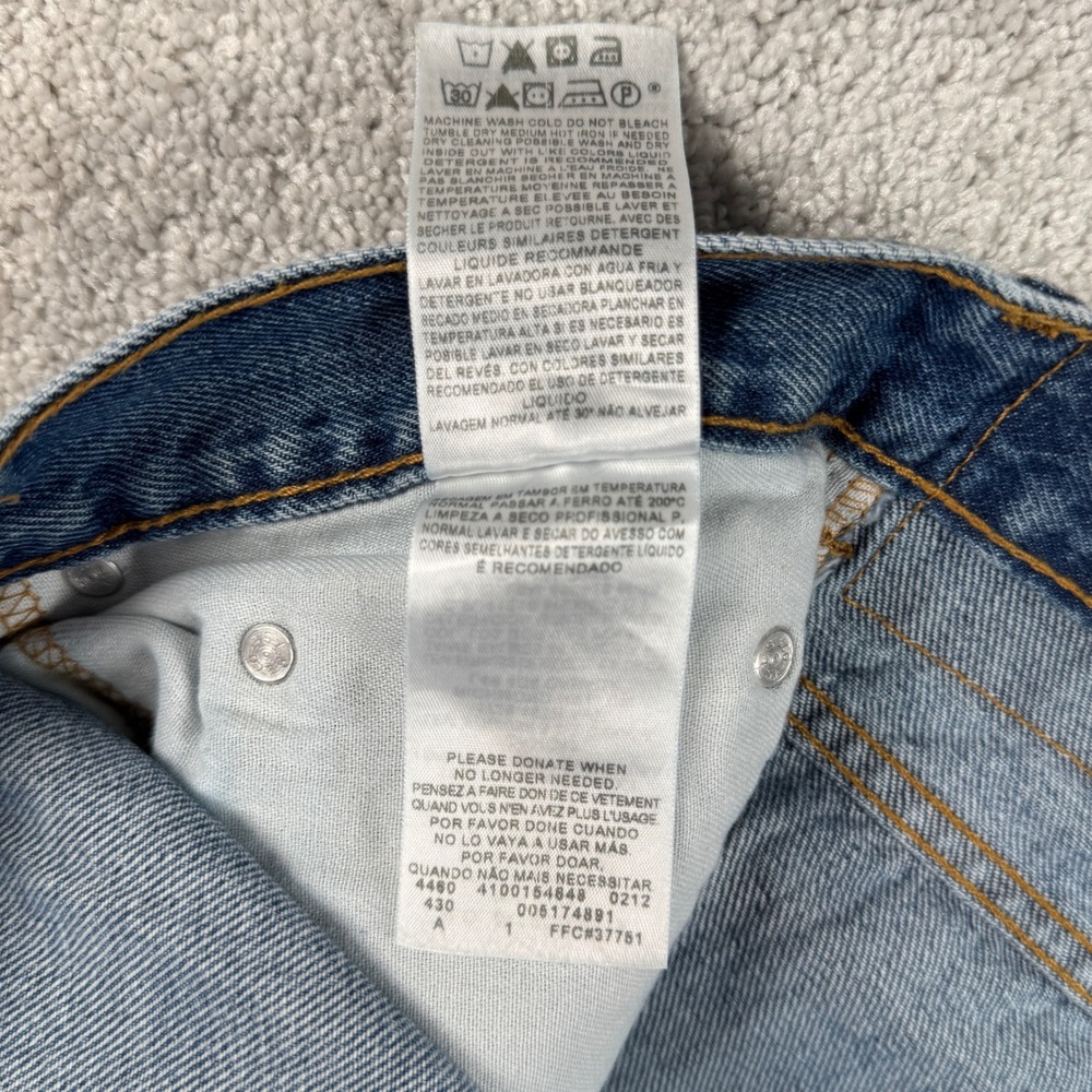 Levi's 517 Bootcut Jeans Mens 42x30 Blue Denim Classic Fit 2012 - Picture 13 of 16
